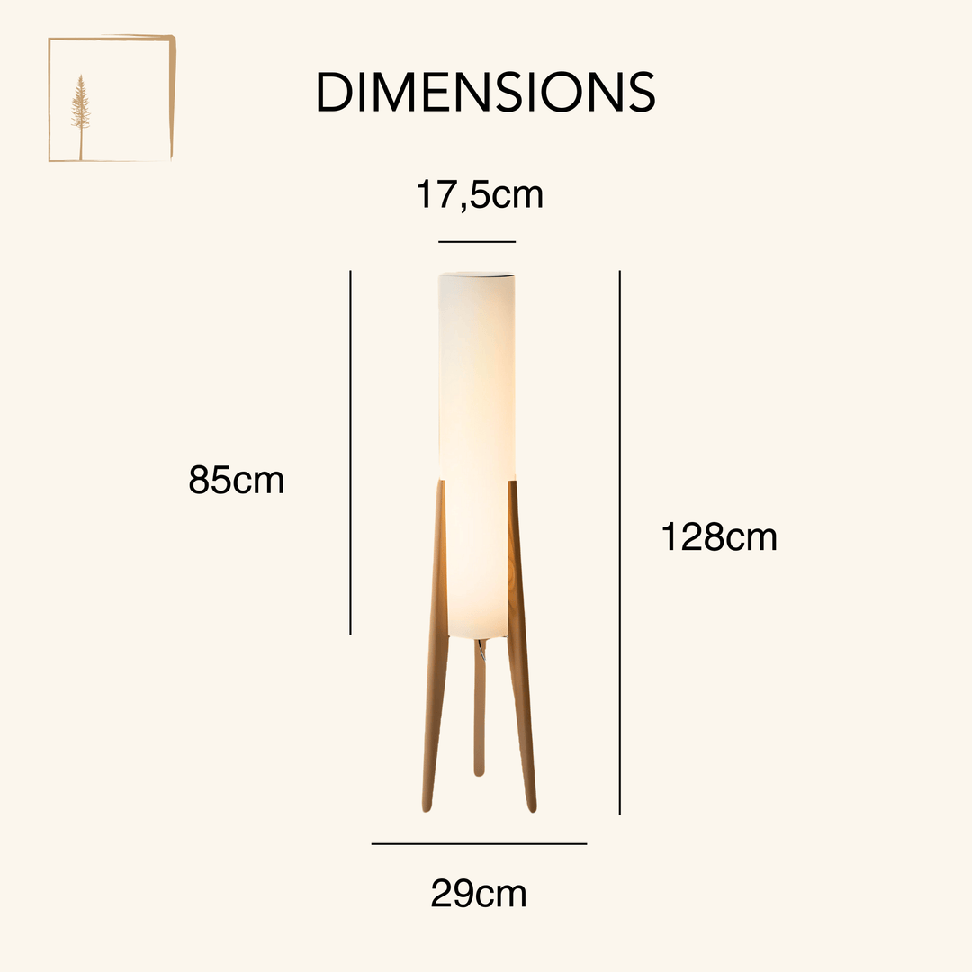 Dimensions Abat-Jour Scandinave