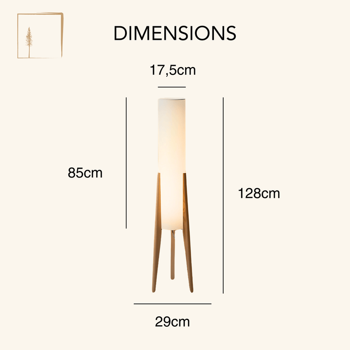 Dimensions Abat-Jour Scandinave