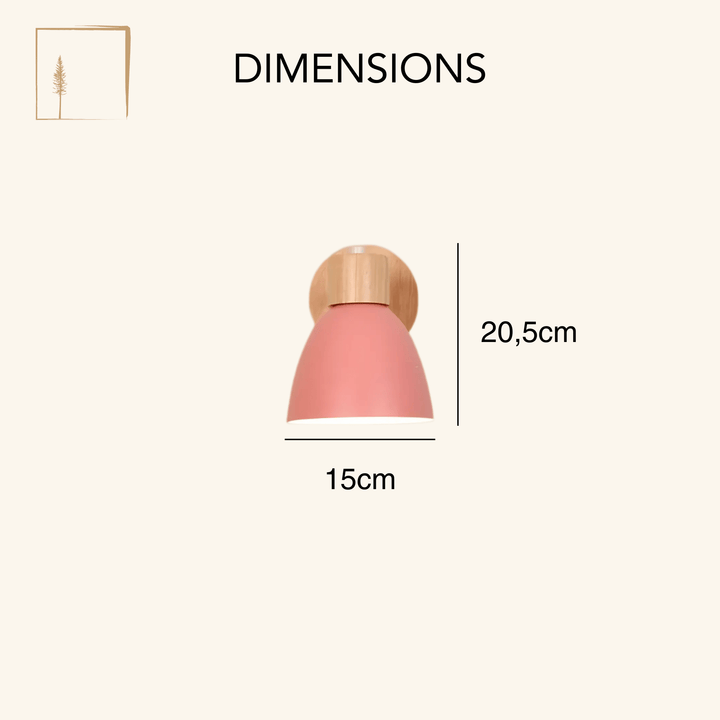 Dimensions Applique Murale Scandinave