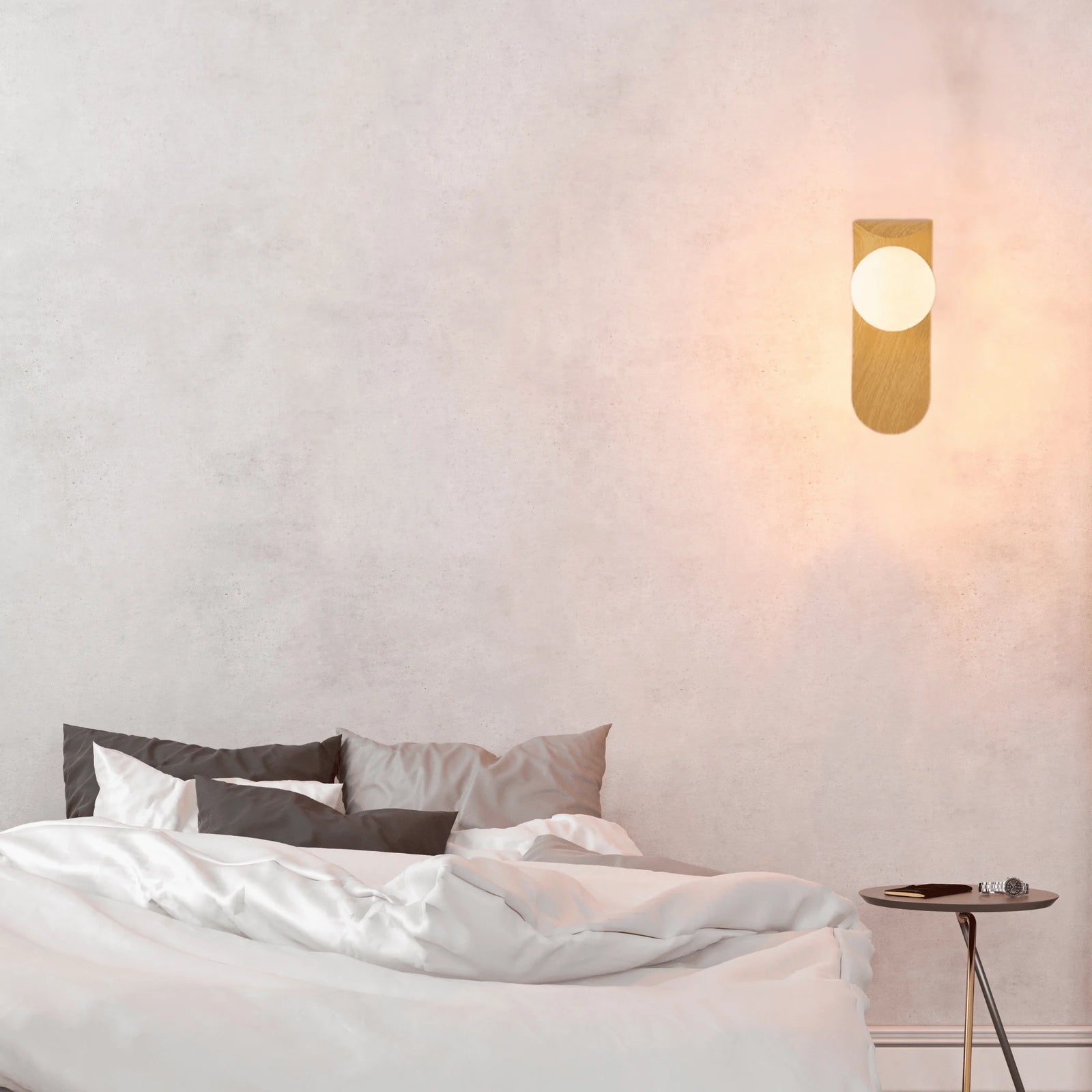 Applique Scandinave en Bois de Chêne