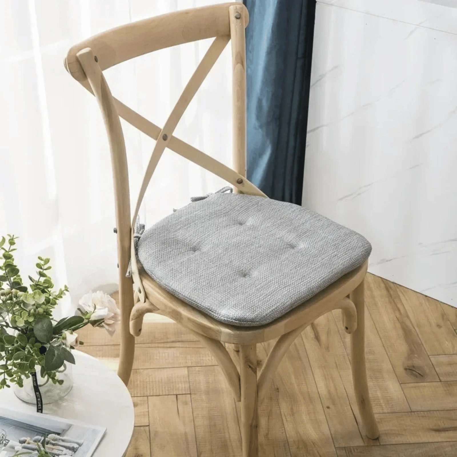 Coussin pour Chaise Scandinave Gris Clair