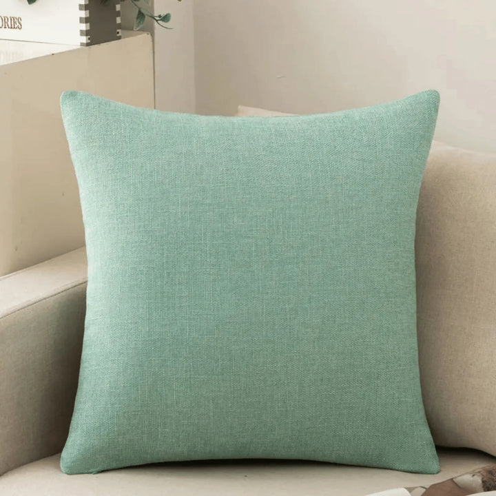 Housse de Coussin Scandinave Vert Menthe
