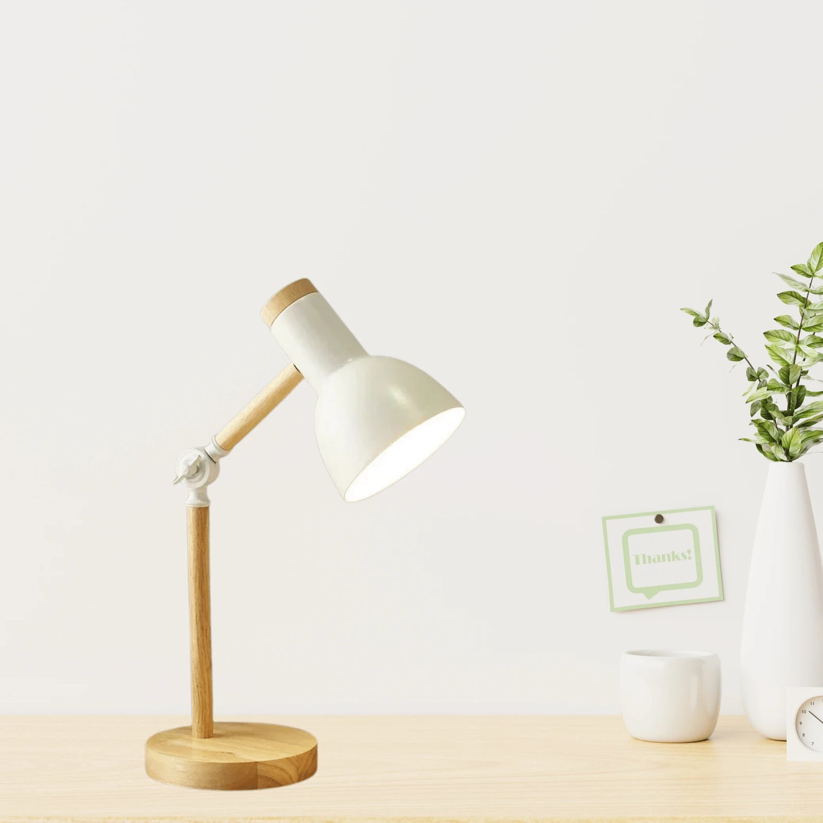 Lampe de Chevet Scandinave Blanche