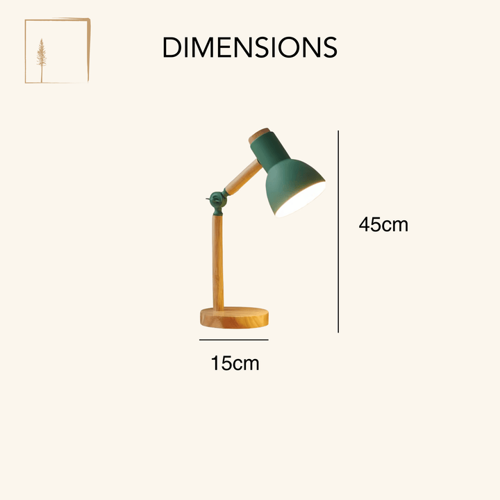 Dimensions Lampe de Chevet Scandinave