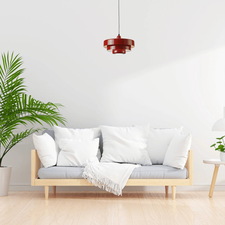 Luminaire Design Scandinave Rouge