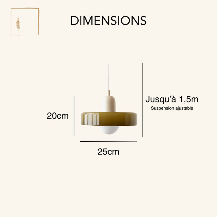 Dimensions Luminaire Style Scandinave