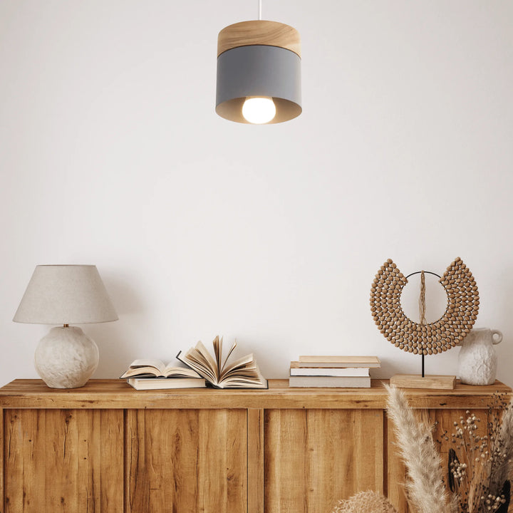 Luminaire Suspendu Scandinave Gris