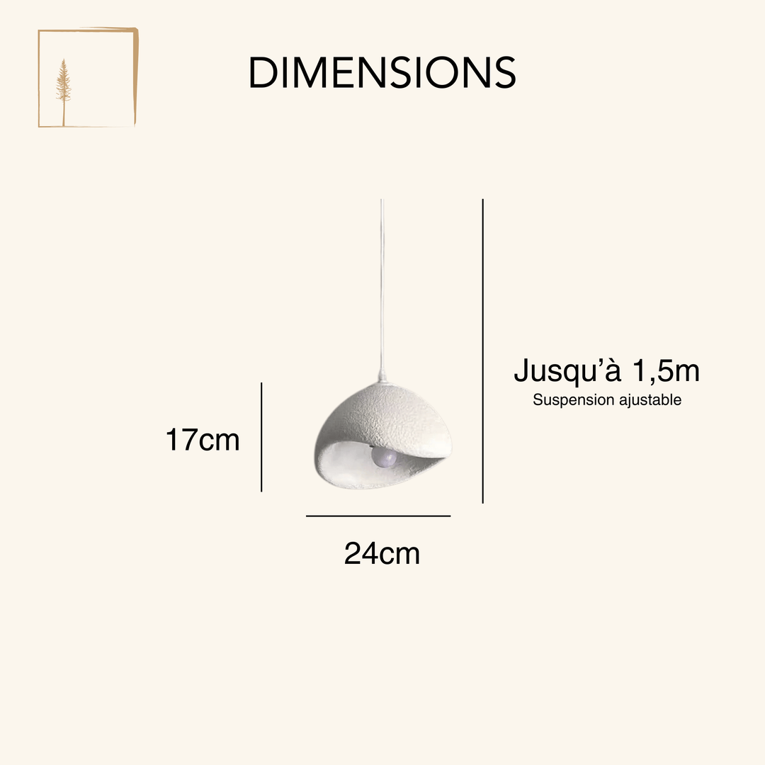 Dimensions Lustre Scandinave