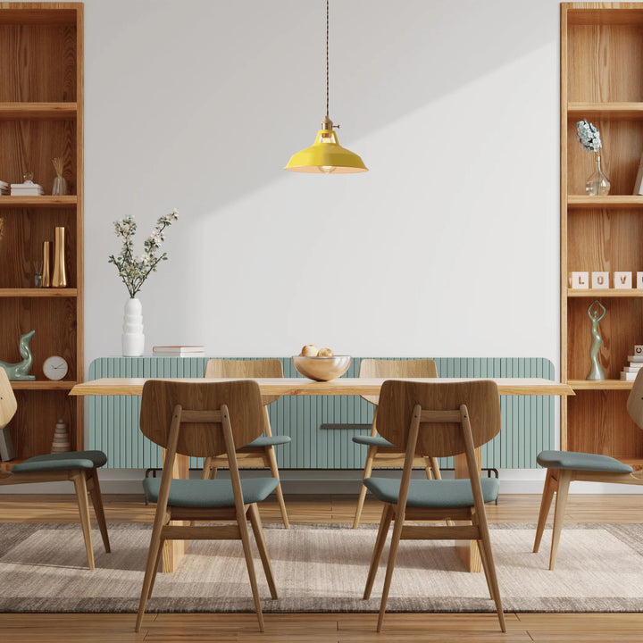 Lustre Scandinave Vintage Jaune