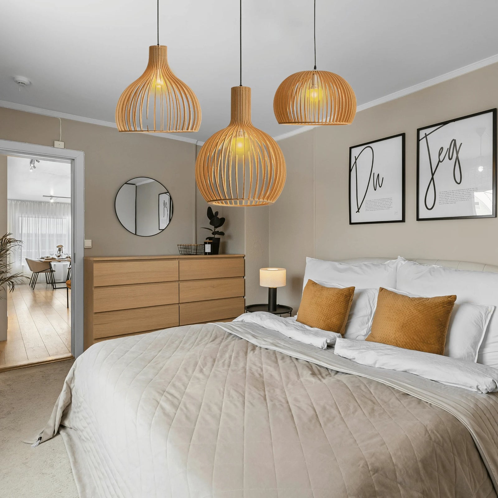 Lustres Scandinave en Bois