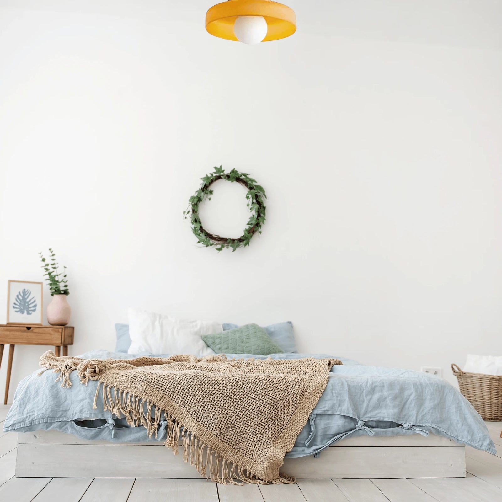 Plafonnier Design Scandinave Orange