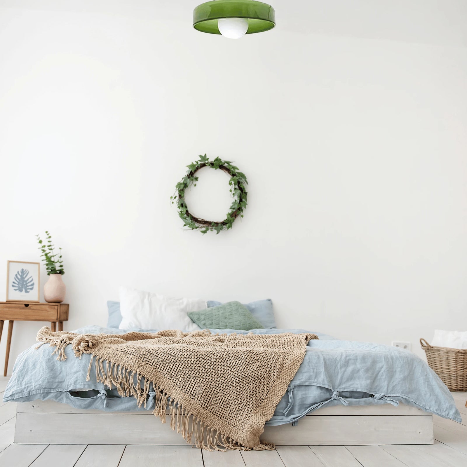 Plafonnier Design Scandinave Vert