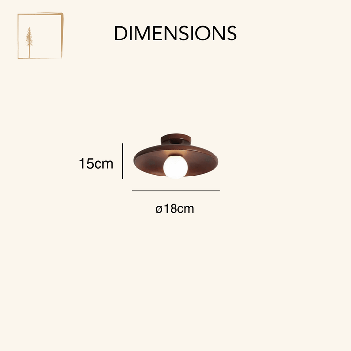 Dimensions Plafonnier Nordique