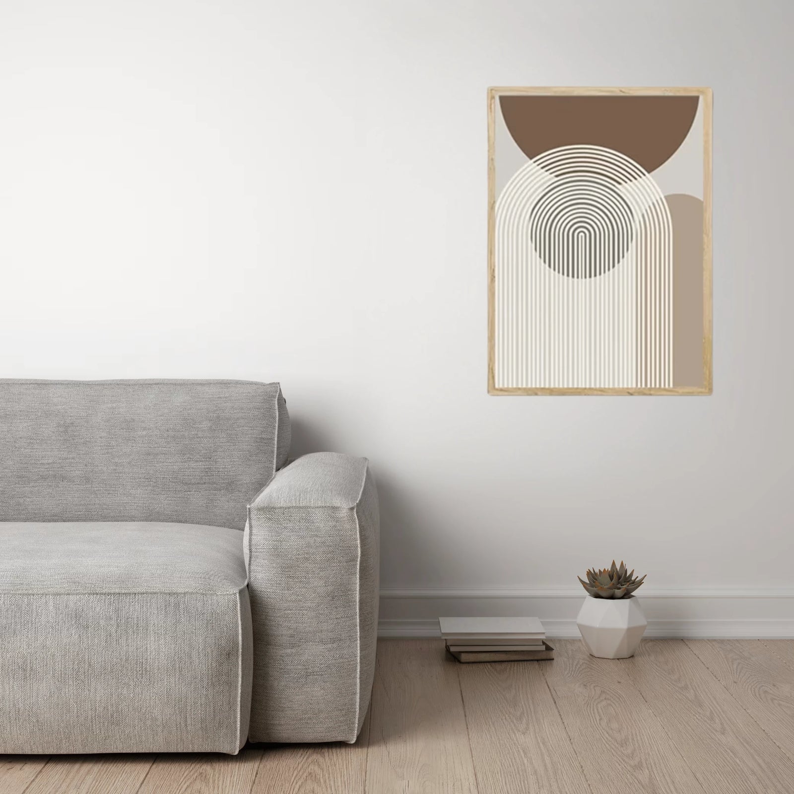 Tableau de Salon Scandinave Forme 1