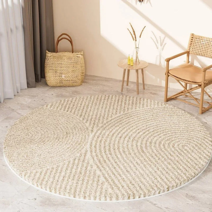 Tapis Rond Scandinave | Collection Geometric