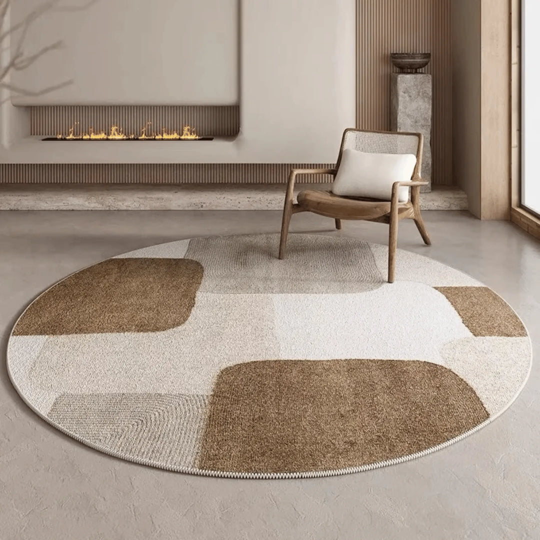 Tapis Rond Scandinave Modèle 5