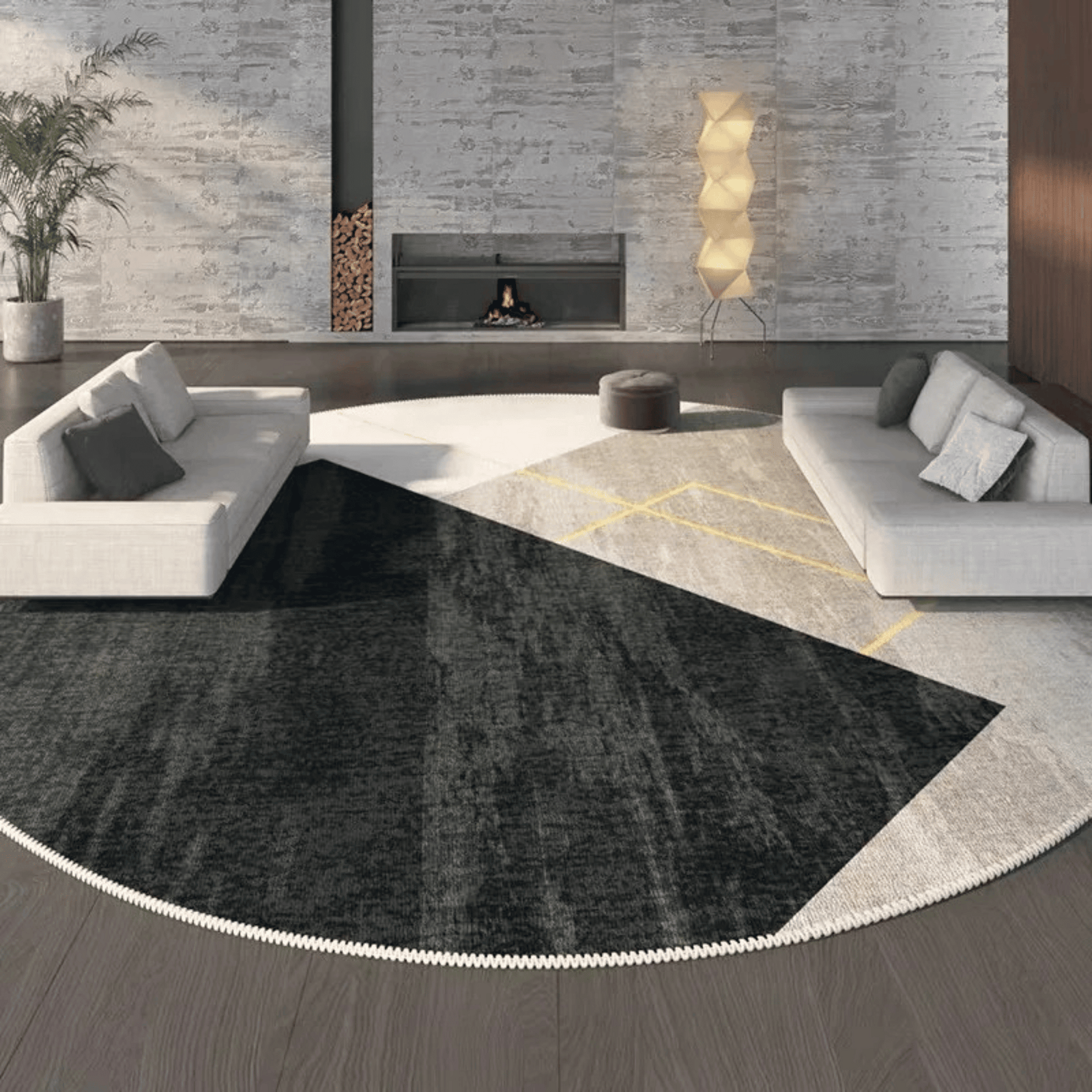 Tapis de Salon Scandinave Modèle 1