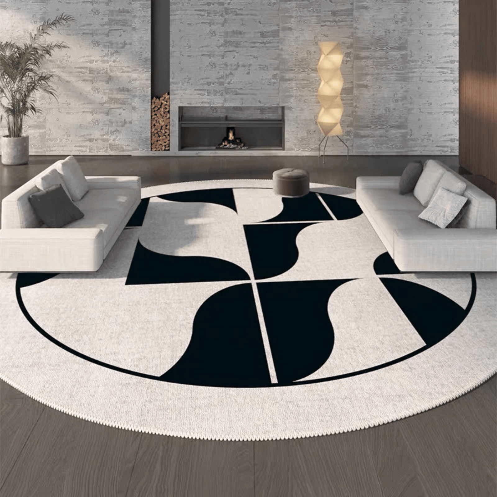 Tapis de Salon Scandinave Modèle 2