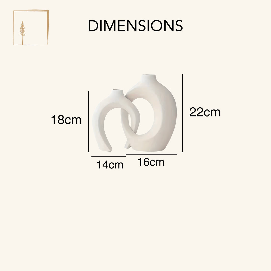 Vase Design Scandinave | Collection Geometric