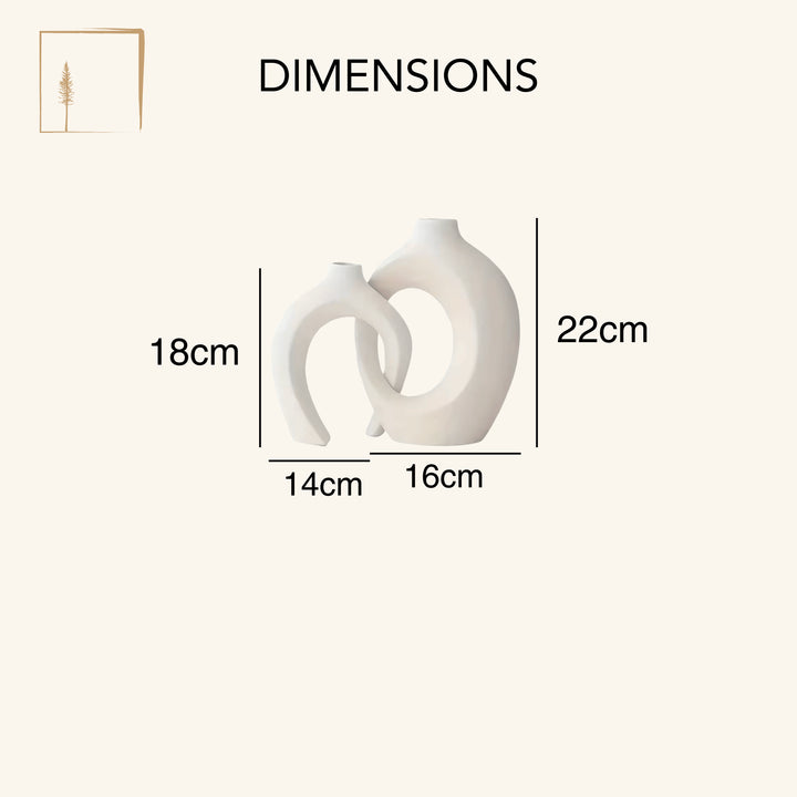 Vase Design Scandinave | Collection Geometric